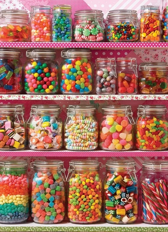 Candy Shelf - 500pc Jigsaw Puzzle By Cobble Hill