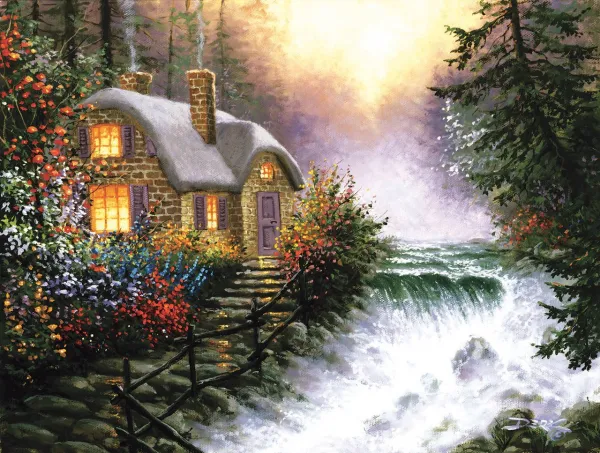 River's Edge - 300pc Large Format Jigsaw Puzzle by SunsOut