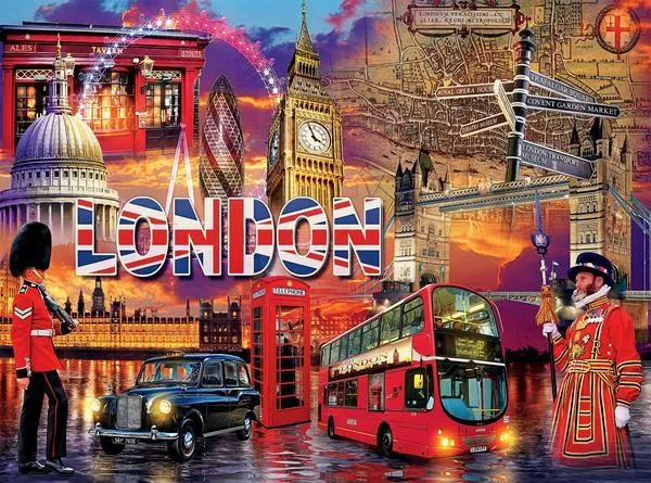 Cities: London - 1000pc Jigsaw Puzzle by Ceaco