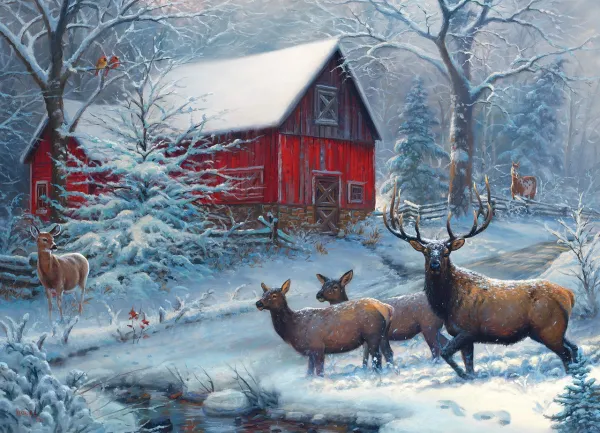 Winter Magic - 1000pc Jigsaw Puzzle by Cobble Hill  			  					NEW