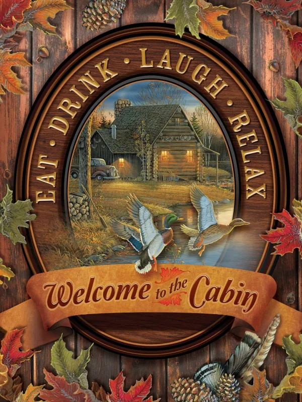 Welcome to the Cabin - 275pc Easy Handling Puzzle by Cobble Hill