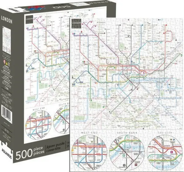 London Underground - 500pc Jigsaw Puzzle by Aquarius