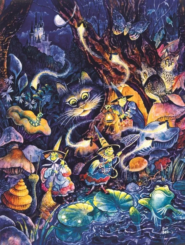 Three Witches - 500pc Jigsaw Puzzle By Sunsout