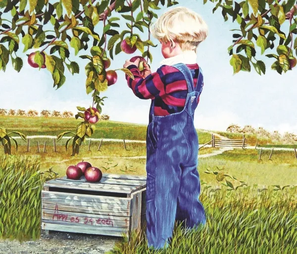 Apple Picking - 550pc Jigsaw Puzzle By Sunsout