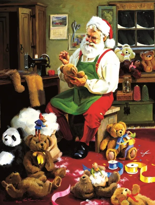 Bearly Christmas - 500pc Jigsaw Puzzle By Sunsout