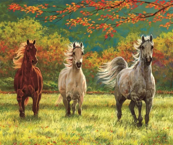 Autumn Meadow - 500pc Jigsaw Puzzle By Sunsout