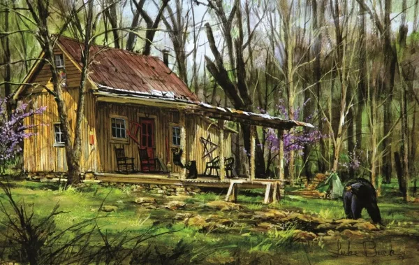 Mark's Cabin - 550pc Jigsaw Puzzle By Sunsout