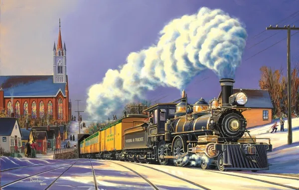Winter Arrival - 1000pc Jigsaw Puzzle By Sunsout