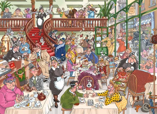 WASGIJ: Destiny 18, Fast Food Frenzy! - 1000pc Jigsaw Puzzle By Jumbo