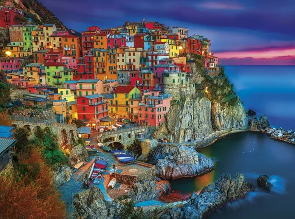 Vivid: Cinque Terre - 1000pc Jigsaw Puzzle By Buffalo Games