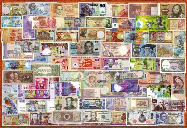 World Banknotes - 1000pc Jigsaw Puzzle by Educa