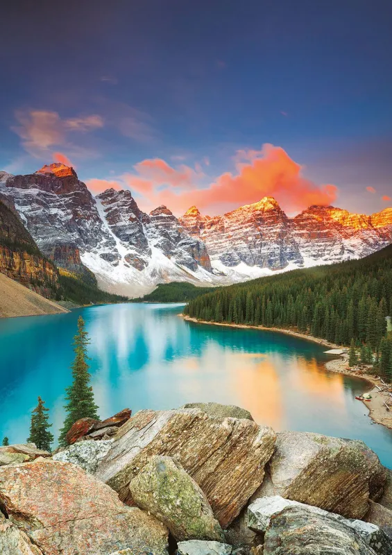 Moraine Lake, Banff National Park, Canada - 1000pc Jigsaw Puzzle by Educa