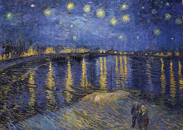 Van Gogh: Starry Night over the Rhone - 1000pc Jigsaw Puzzle By D-Toys