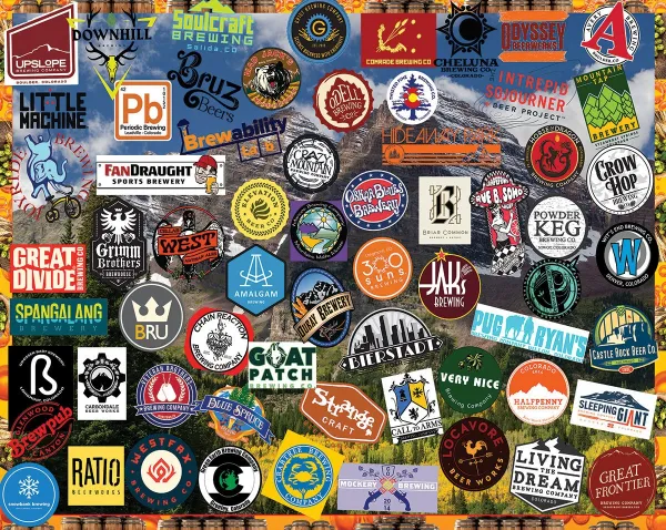 Colorado Beers - 1000pc Jigsaw Puzzle by White Mountain