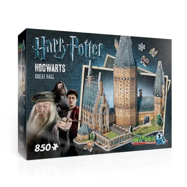 Hogwarts Great Hall - 850pc 3D Puzzle by Wrebbit
