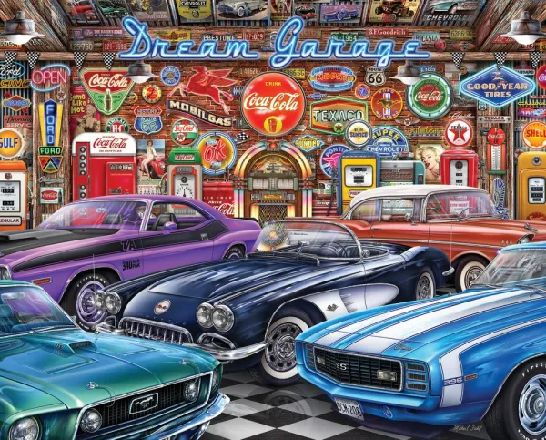 Dream Garage - 1000pc Jigsaw Puzzle By Springbok