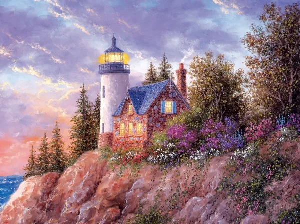Beacon to the Sea - 1000pc Jigsaw Puzzle By Sunsout  			  					NEW
