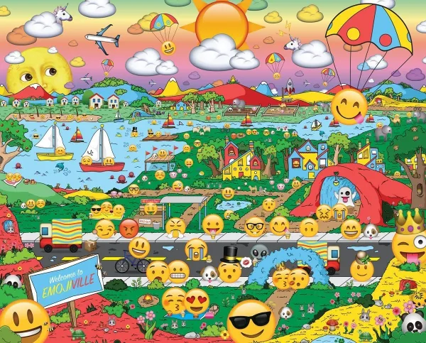 Emojiville - 1000pc Jigsaw Puzzle By Springbok