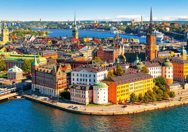 The Old Town of Stockholm, Sweden - 500pc Jigsaw Puzzle by Castorland