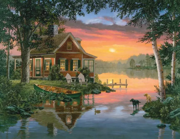 Friends in Summer - 1000pc Jigsaw Puzzle by White Mountain