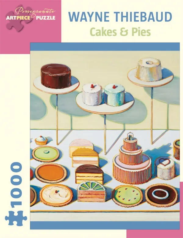 Thiebaud: Cakes &amp; Pies - 1000pc Jigsaw Puzzle by Pomegranate