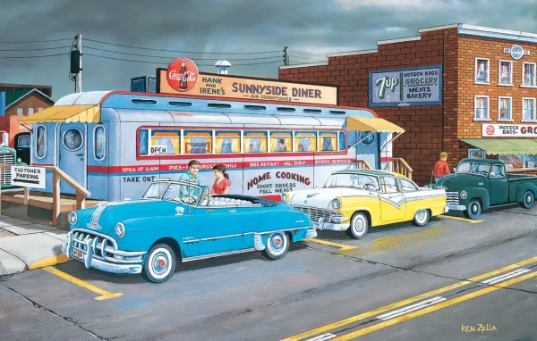 In the Past - 30pc Jigsaw Puzzle by Sunsout