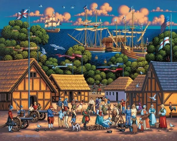 Jamestown - 500pc Jigsaw Puzzle by Dowdle