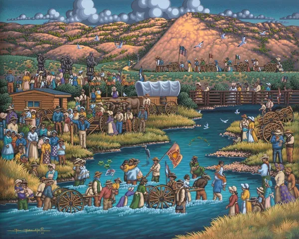 Pioneer Trek - 500pc Jigsaw Puzzle by Dowdle