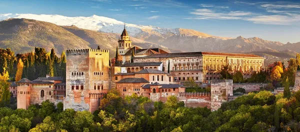 View of the Alhambra - 600pc Jigsaw Puzzle By Castorland