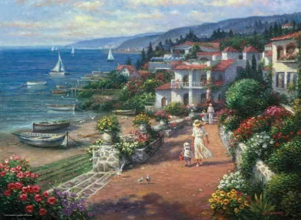 Coastal Traquilty - 1000pc Jigsaw Puzzle by Anatolian