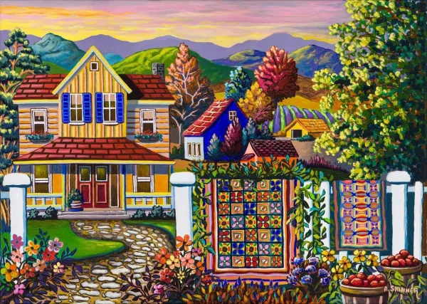Skinner: Country Quilt Wash Day - 750pc Jigsaw Puzzle By Standout Puzzles  			  					NEW