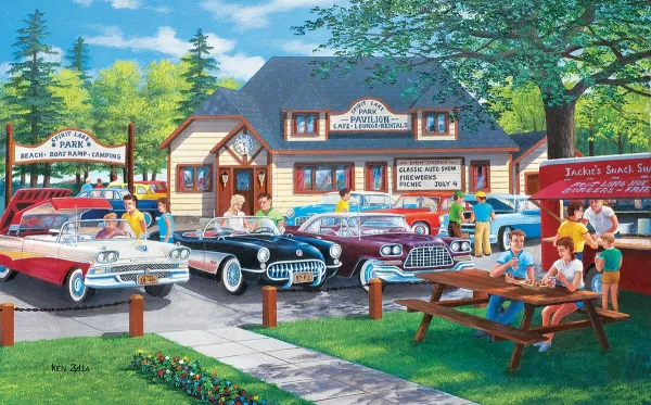 Life in the Past Lane - 300pc Jigsaw Puzzle by Sunsout