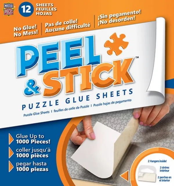 Peek &amp; Stick Glue Sheets - Puzzle Accessory by Masterpieces