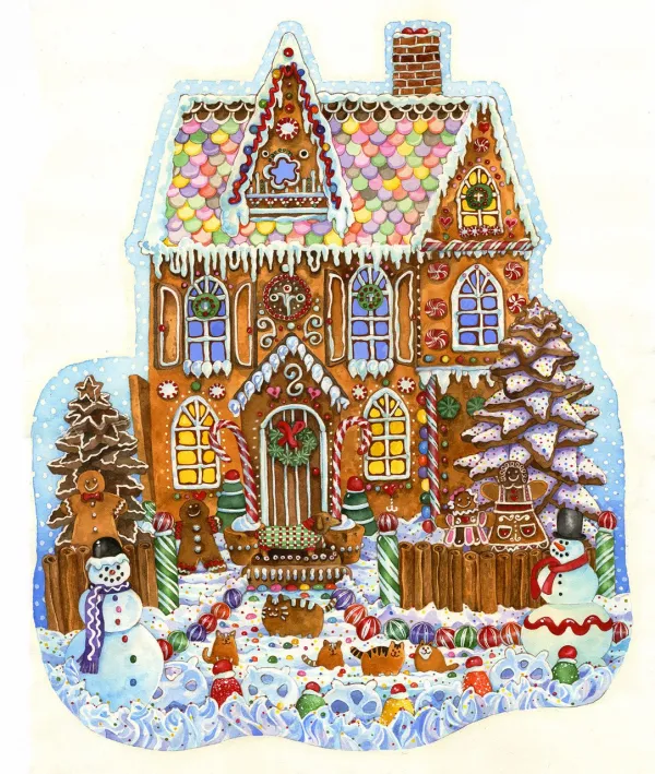 Gingerbread House - 1000pc Jigsaw Puzzle by Sunsout
