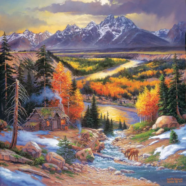 Fall Retreat - 500pc Jigsaw Puzzle by Sunsout