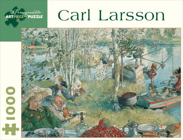 Crayfishing by Carl Larsson - 1000pc Jigsaw Puzzle by Pomegranate