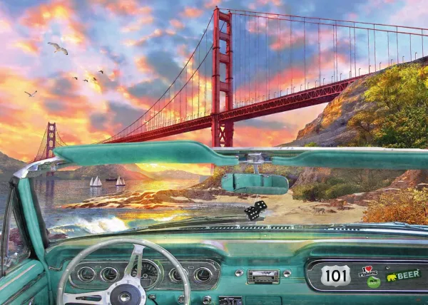 Golden Gate - 1000pc Jigsaw Puzzle By Ravensburger