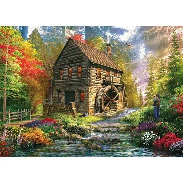 Picture Perfect II: Mill Cottage - 1000pc Jigsaw Puzzle by Holdson
