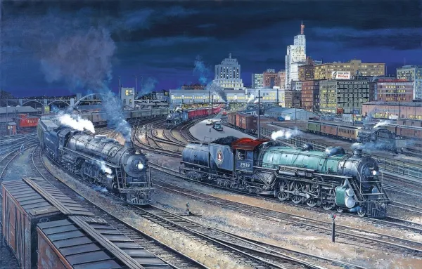 Night Activity at th S.P.U.D. - 1000pc Jigsaw Puzzle By Sunsout