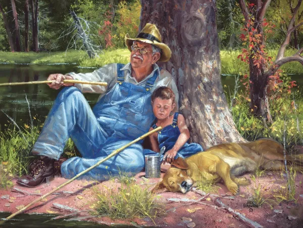 Not Bitin' - 300pc Jigsaw Puzzle by Sunsout