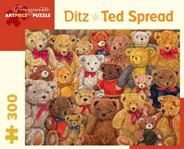 Ditz: Ted Spread - 300pc Jigsaw Puzzle by Pomegranate