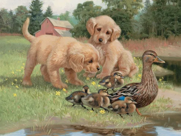 Follow the Leader - 500pc Jigsaw Puzzle by Lang
