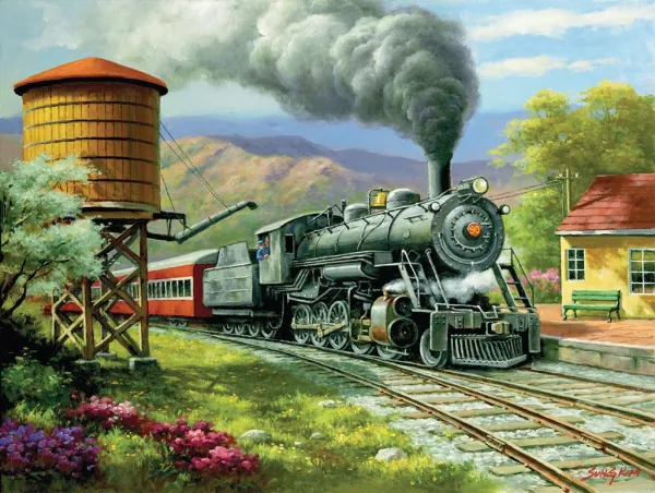 No. 90's Daily Run - 500pc Jigsaw Puzzle by Sunsout