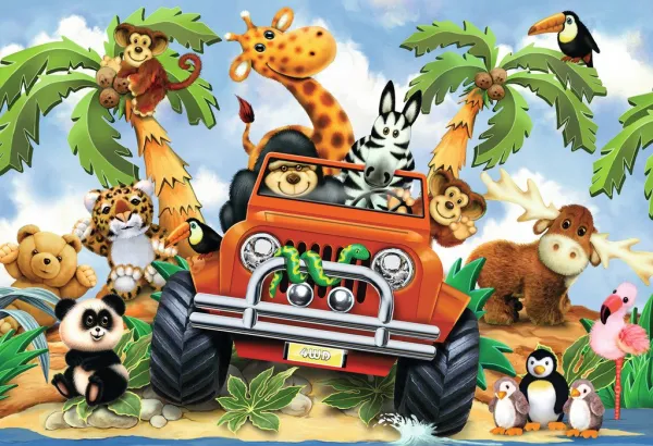 4-Wheeling - 24pc Floor Puzzle By Ravensburger