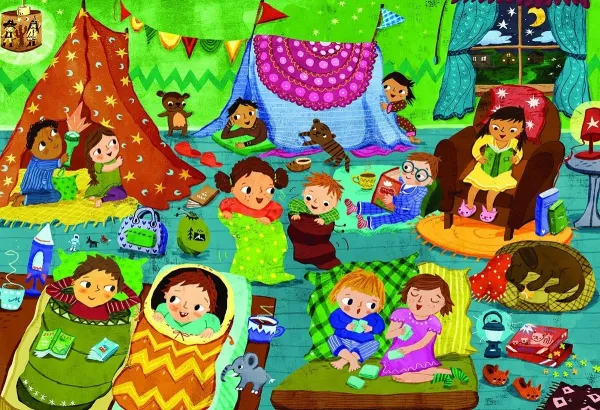Pajama Party - 60pc Jigsaw Puzzle by Eurographics