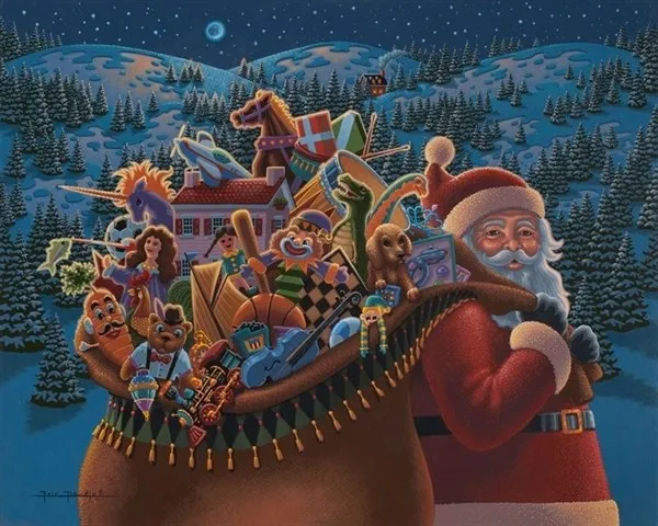 Christmas Delivery - 50pc Jigsaw Puzzle by Dowdle