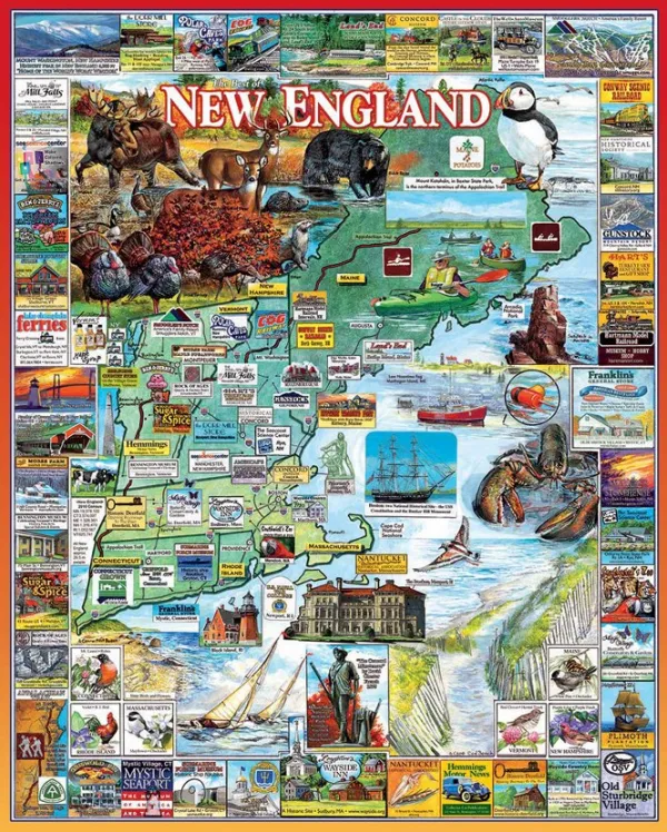 The Best of New England - 1000pc Jigsaw Puzzle by White Mountain