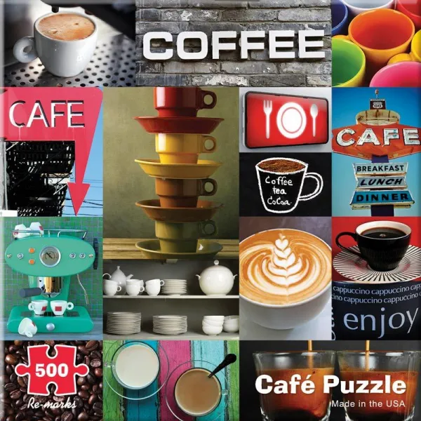 Cafe - 500pc Jigsaw Puzzle By Re-marks