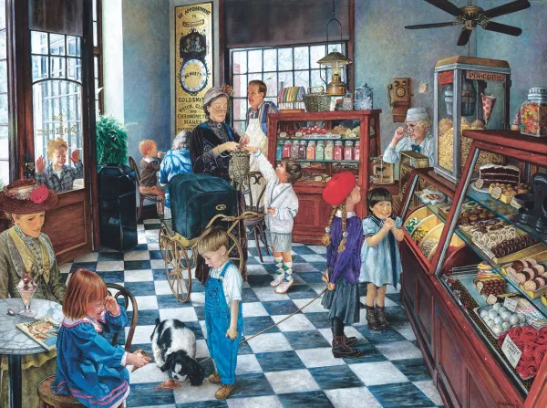 Confectionary Shop - 1000pc Jigsaw Puzzle by Sunsout