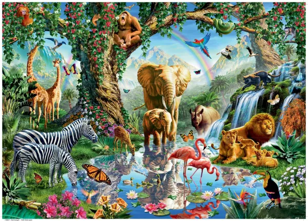 Adventures in the Jungle - 1000pc Jigsaw Puzzle By Ravensburger